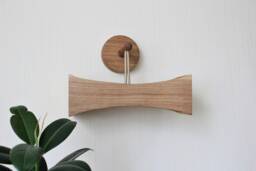 Adjustable Oak Plug-In Wall Sconce, Modern Foyer Lamp