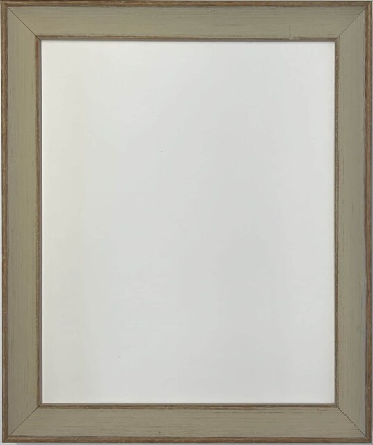 Tuscany Dove Wood Picture Frame Distressed Gallery Style, Custom Sizes - image 1