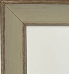 Tuscany Dove Wood Picture Frame Distressed Gallery Style, Custom Sizes - thumbnail 2