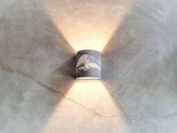 Handmade Ceramic Wall Sconce Modern Up Down Led Light