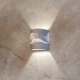 Handmade Ceramic Wall Sconce Modern Up Down Led Light - thumbnail 2