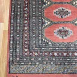 7x10 Hot Pink Color Bokhara Rug - 2.00x3.00 Bedroom Luxury Area Turkish Fine Quality Afghan - thumbnail 3