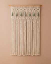 Large Window Curtain, Doorway Tapestry, Living Room Wall Art, Home Decoration, Modern Farmhouse, Decor, Curtain C28 - thumbnail 1