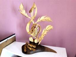 G Clef Sculpture, Treble Sculpture, Clef, Wooden Clef Sculpture, Unique Gift, Handmade Sculpture - thumbnail 1