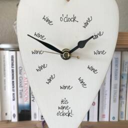 Personalised Wine Gift - O'clock Wall Clock - thumbnail 2