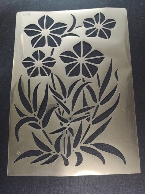 Flowers Stencil, Flexible, Reusable, 125Micron, Wall Decor, Home Decor, Furniture Painting, Card Making, Craft Stencil From Bitofeverythingbyb