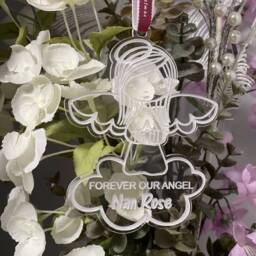 Personalised Memorial Christmas Ornament, Decoration, in Loving Memory - thumbnail 2