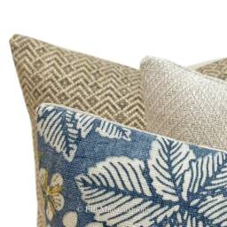 William Morris Luxury Designer Bramble Red Blue Vintage Cushion Pillow Sofa Cover - thumbnail 2