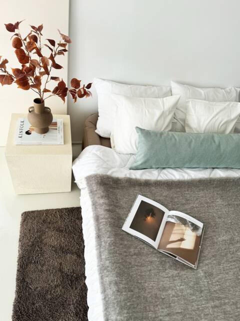 Linen Lumbar Pillow Cover, Oversized Long Rectangular Case, Soft Thick Large Cushion Hidden Zipper, All Sizes - image 1