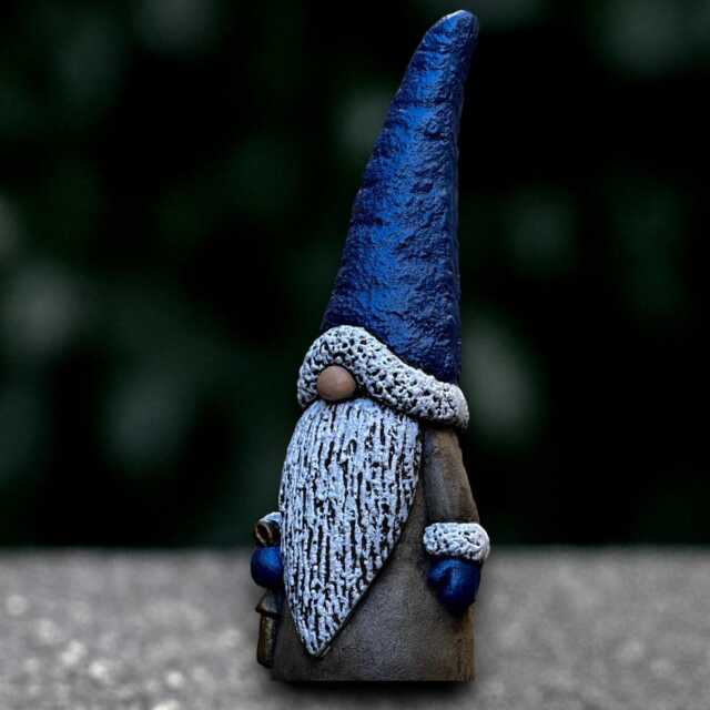 Stone Nordic Statue Concrete Gnome Figurine Outdoor Pixie Sculpture Scandinavian Ornament Gnome Lover Gift Garden Decoration Lover - image 1