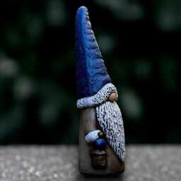 Stone Nordic Statue Concrete Gnome Figurine Outdoor Pixie Sculpture Scandinavian Ornament Gnome Lover Gift Garden Decoration Lover - thumbnail 4