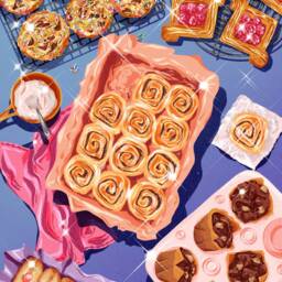 Bakery Print - Cakes & Pastries Illustration Foodie Gift Kitchen Wall Art A4 A3 - thumbnail 3