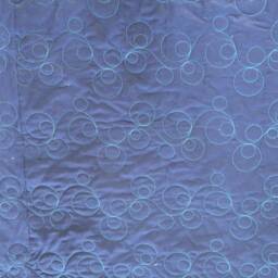 Large Throw - Blue Stars, Handmade, Blue, Turquoise, Multi-Color, 56 X 67, Stars - thumbnail 3