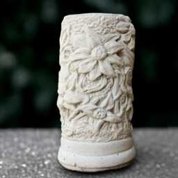 Fantasy Sundial Sculpture Concrete Figurine Outdoor Decoration Handmade Ornament Art Lover Gift - thumbnail 4