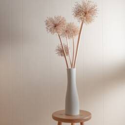 Handmade Oak Three Legged Stool Modern Side Table - thumbnail 2