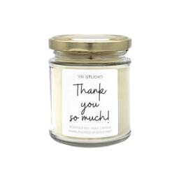 Thank You Candle, Appreciation Gift For Friend, Co-Worker, Handmade Natural Wax Candle - thumbnail 2