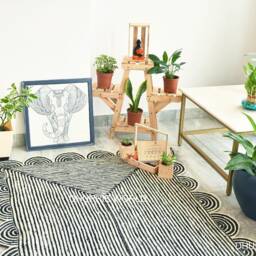 Black Scalloped Jute Rug, Scallop Area Natural Boho Bohemian Decor Custom Size Handwoven Rug - thumbnail 3
