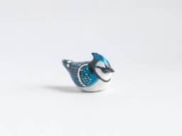 Blue Jay Miniature - Backyard Bird Songbird Figurine - thumbnail 1