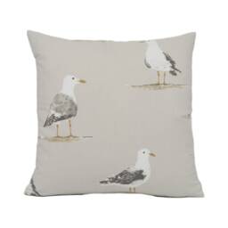 Sanderson - Shore Birds Driftwood Whimsical Seaside Seagull Cushion Cover Handmade Throw Pillow Designer Home D??cor - thumbnail 2