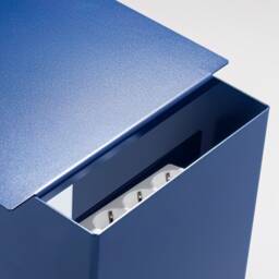 Shift Side Table in Blue Usable As Coffee Table & Nightstand - thumbnail 3