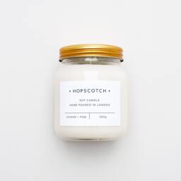 Cedar + Pine Scented Candle Hopscotch Home Decor Soy Perfect Gift For Her, Wedding Gift, Mum Or Thank You - thumbnail 2