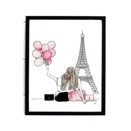Fashion Wall Art/ Best Friend Gift/ Friendship Print/ Girlfriend Paris Illustration/ Gift For - thumbnail 1