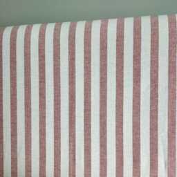 Bespoke Headboard Cover - Candy Stripe Dusky Pink - thumbnail 2