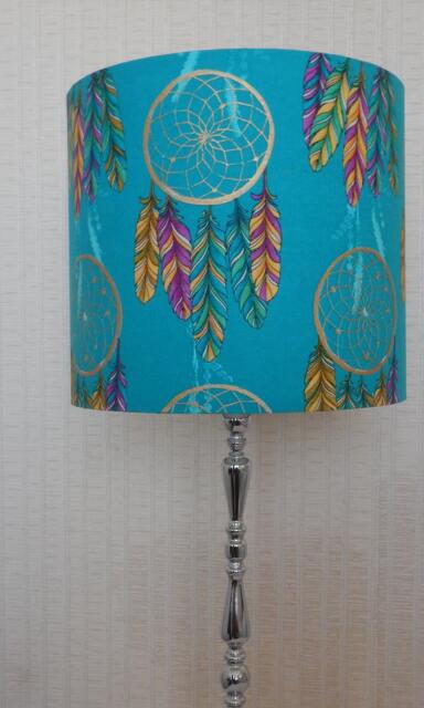 Teal Dreamcatcher Lampshade - image 1