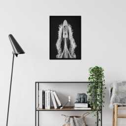 Vintage Yacht Boat Aerial Print, Luxury Fashion, Fine Art Photography Wall Art, Museum Quality Classic Black & White Poster - thumbnail 2