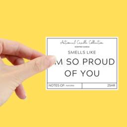I'm So Proud Of You Candle, Funny New Job Gift, ??? - thumbnail 2