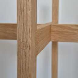 40cm Tall Oak Plant Stand Wide Version - thumbnail 4