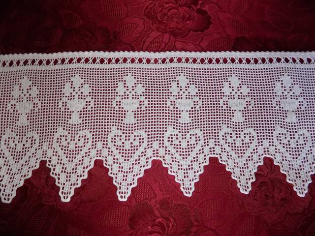 "Crochet Gardine ""Edelgard" - image 1