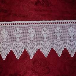 "Crochet Gardine ""Edelgard" - thumbnail 2