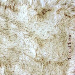 Faux Fur Area Rug - Rectangle Shaggy Soft Brown Or Black Tip Arctic Wolf Off White Background Designer Rugs By Accents Usa - thumbnail 3
