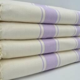 "Herringbone Blanket, Lilac Throw, Turkishdowry, Bed Rug, Soft Blanket, 100% Bamboo 89""x87" - thumbnail 3