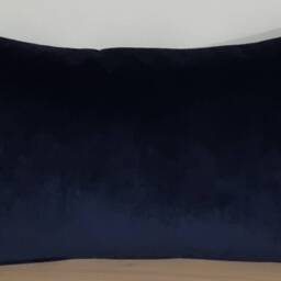Linwood Omega Prints Gem Blue Onyx & Velvet Cushion Cover 55x35 cm - thumbnail 3
