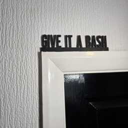 Give It A Bash Door Topper, Quirky Motivational Sign, Funny Wall Decor, Playful Home Accent, Unique Gift For Go-Getters - thumbnail 2