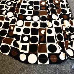 Barbara Brown, Heals, Reciprocation. Brown & Black, Early 60S, Barkcloth Cotton Cushion Cover, Throw Pillow Homeware Decor - thumbnail 4