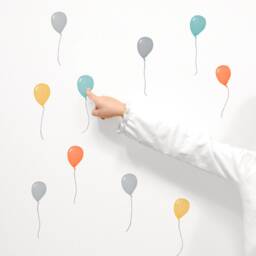 Balloons 10 Count - Neutral Peel-And-stick Wall Decals Mej - thumbnail 3