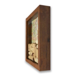 Boho Wine Cork Shadow Box, Paisley Decor, Wall Art, Gift For Lover, For Her, Sister Gift - thumbnail 3