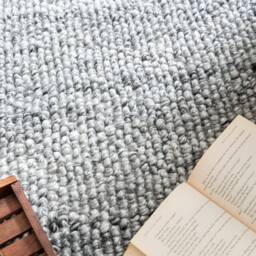 Hand Woven Chunky Braided Knitted, Modern Style Wool Area Indoor Rug. Entryway Or Runner Customisation Available - The Rug Baket - thumbnail 2