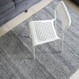 Hand Woven Chunky Braided Knitted, Modern Style Wool Area Indoor Rug. Entryway Or Runner Customisation Available - The Rug Baket - thumbnail 3