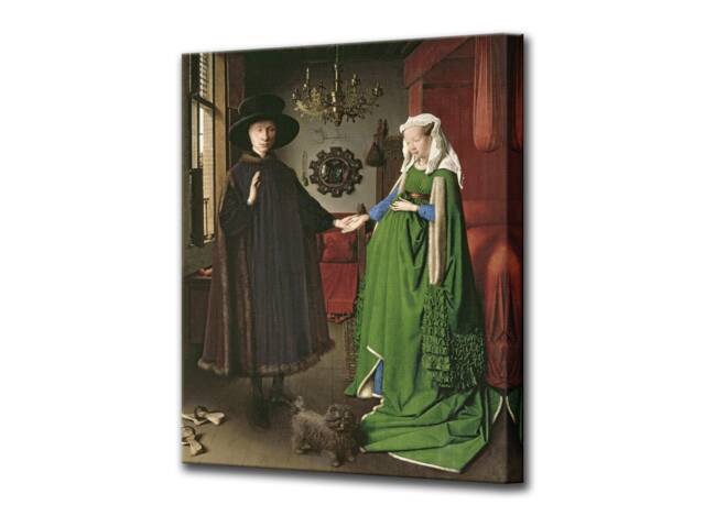 Arnolfini Wedding, Jan Van Eyck, Ready To Hang Canvas Wall Art, Print Home Decor Interior Design Decor, Art - image 1