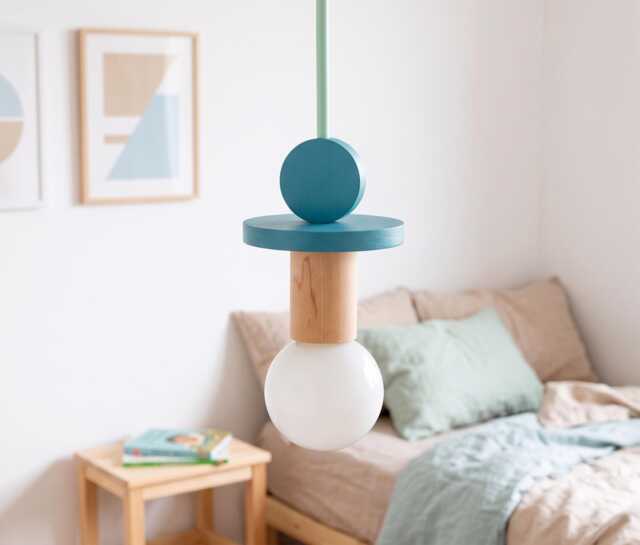 Pendant Light For Baby Room, Charming Lamp Shade Nursery Decor, Hanging Kids' Room - image 1