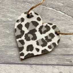 Leopard Print Garland, Wild Animal Bunting, Wooden Wall Decoration For Lover, Safari Gifts - thumbnail 3