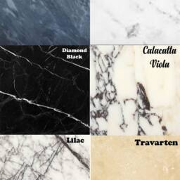 Calacatta Viola Marble Sink - Handmade Bathroom Vanity - thumbnail 4
