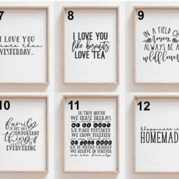 Inspirational Funny Quote Prints - Dog, Family Humour Wall Art - thumbnail 2