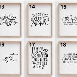 Inspirational Funny Quote Prints - Dog, Family Humour Wall Art - thumbnail 3