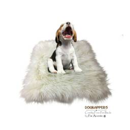Shaggy Faux Fur Area Throw Rug - Fake Sheepskin Shag Pelt Rectangle Carpet Soft Shag- Plush Designer Decor - thumbnail 1