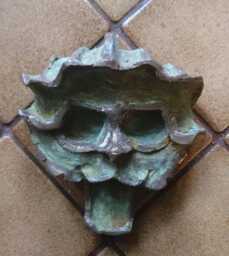 Bronze Resin Whodini Sculpture Garden Fountain Head, Wall Decor